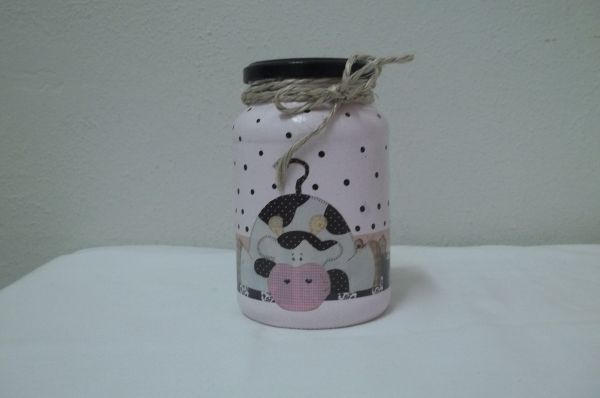 Pote de Vidro de Vaquinha