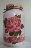 Pote Vidro Rosa