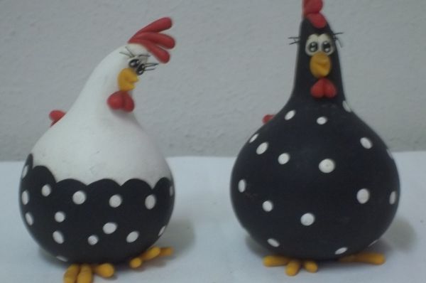 Galinhas Pequenas Par