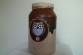 Pote de vidro e
